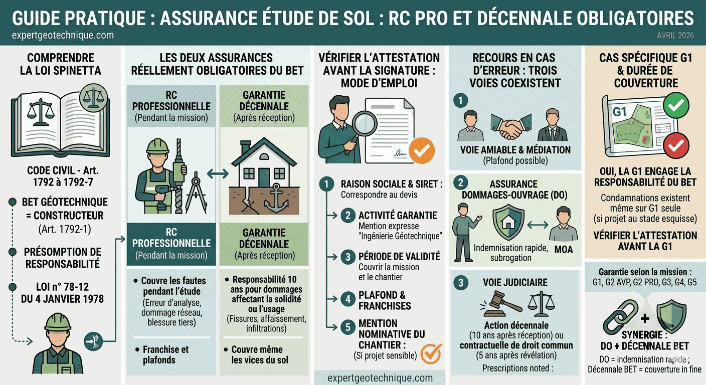 Quelles assurances doit avoir un bureau d'études géotechnique Quelles assurances doit avoir un bureau d'études géotechnique