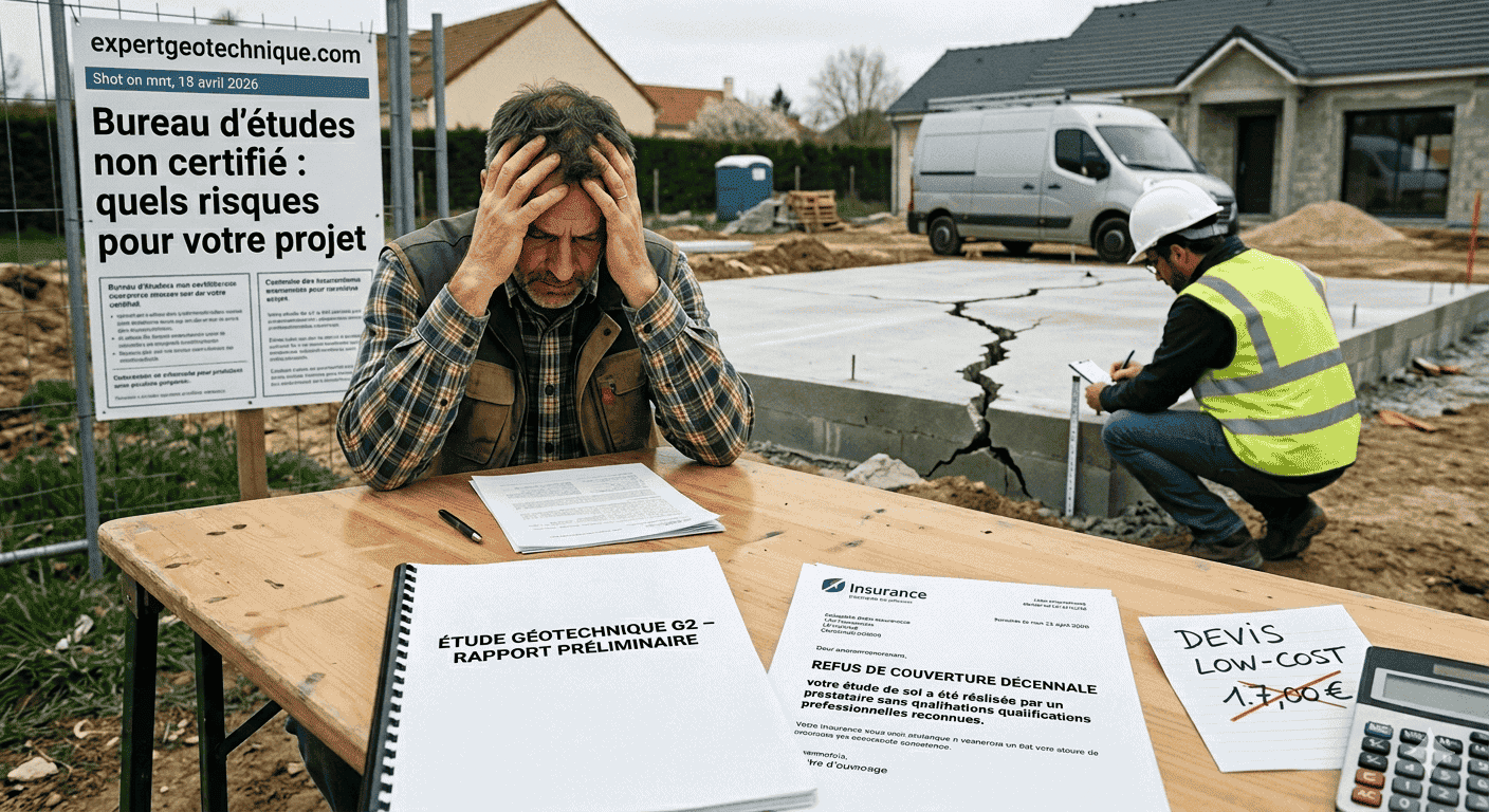 que faire si Bureau etude geotechnique Non Certifié que faire si Bureau etude geotechnique Non Certifié