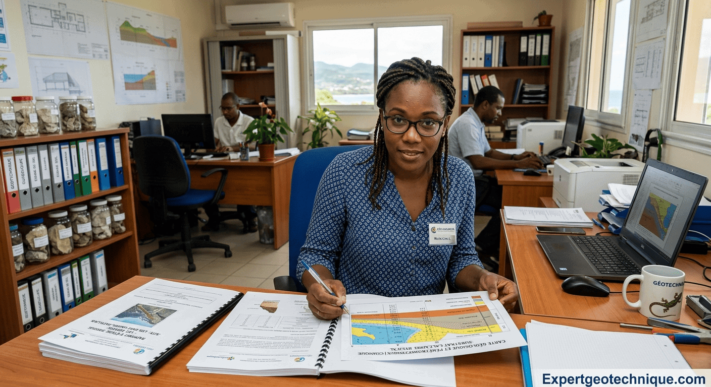 Exemple de bureau d’études géotechniques Guadeloupe Exemple de bureau d’études géotechniques Guadeloupe