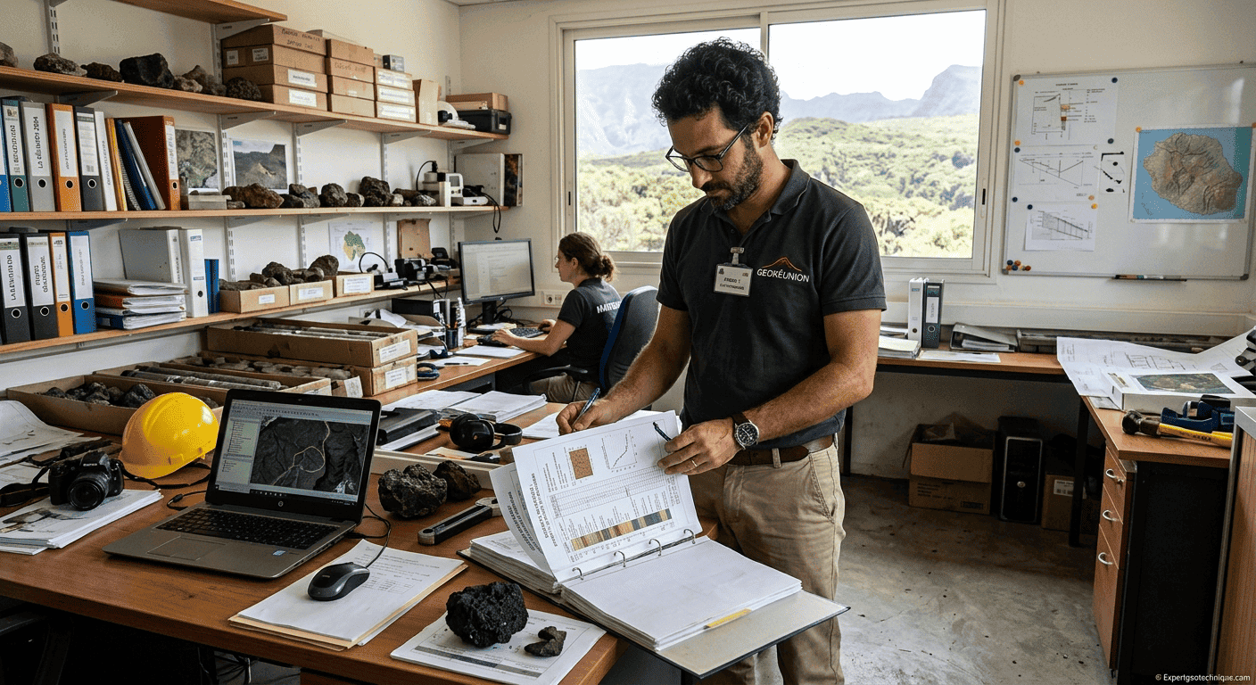 Exemple de bureau d’études géotechniques Réunion Exemple de bureau d’études géotechniques Réunion