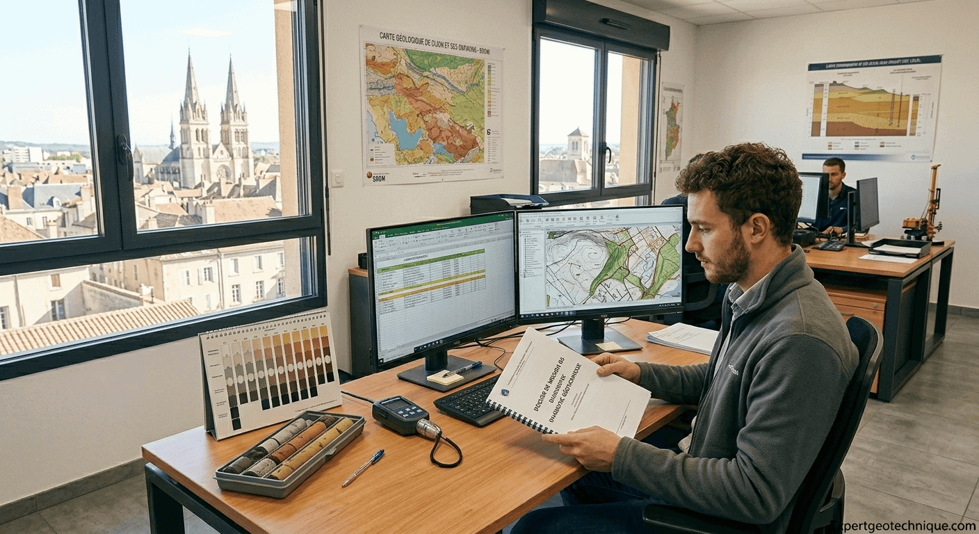 Exemple de bureau d’études géotechniques à Dijon Exemple de bureau d’études géotechniques à Dijon