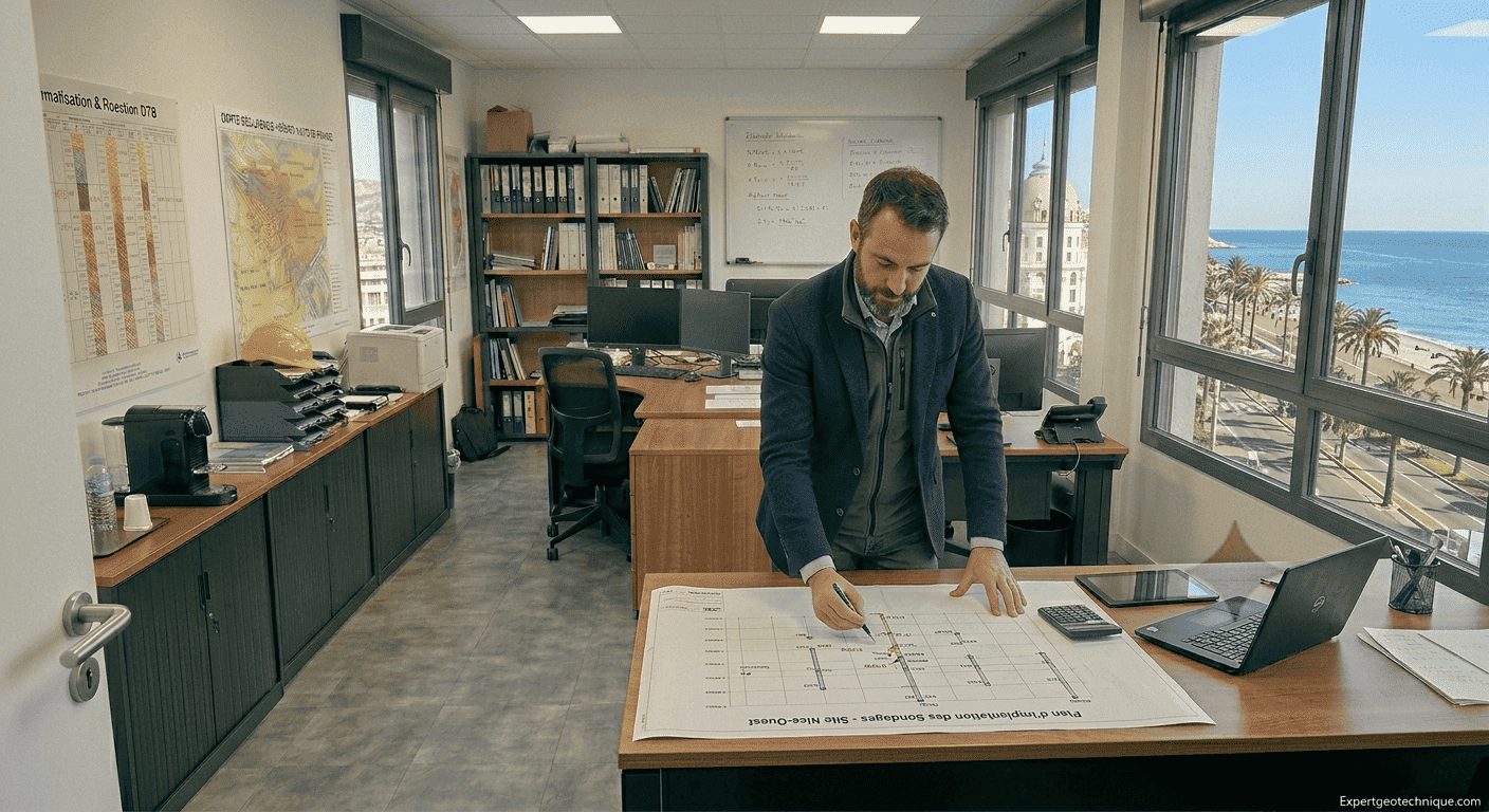 Exemple de bureau d’études géotechniques à Nice Exemple de bureau d’études géotechniques à Nice
