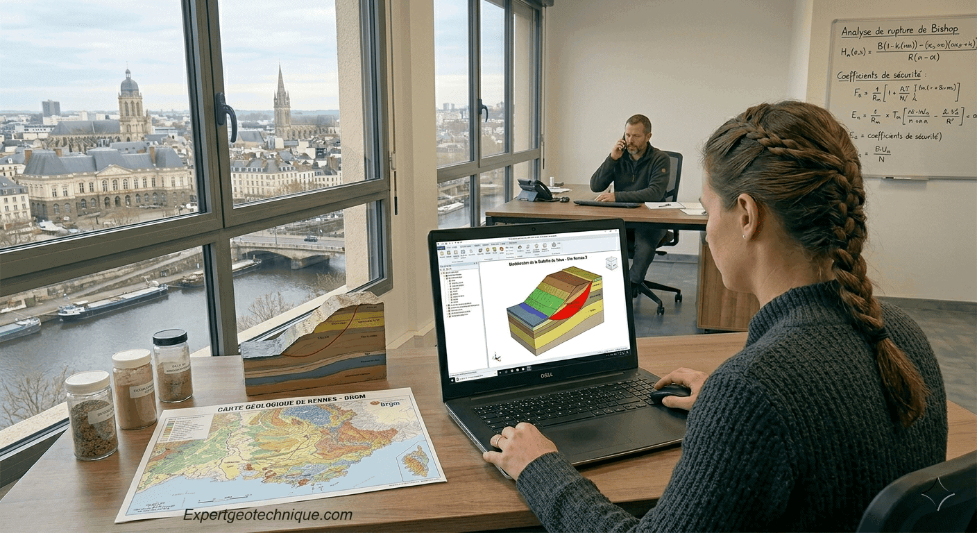 Exemple de bureau d’études géotechniques à Rennes Exemple de bureau d’études géotechniques à Rennes