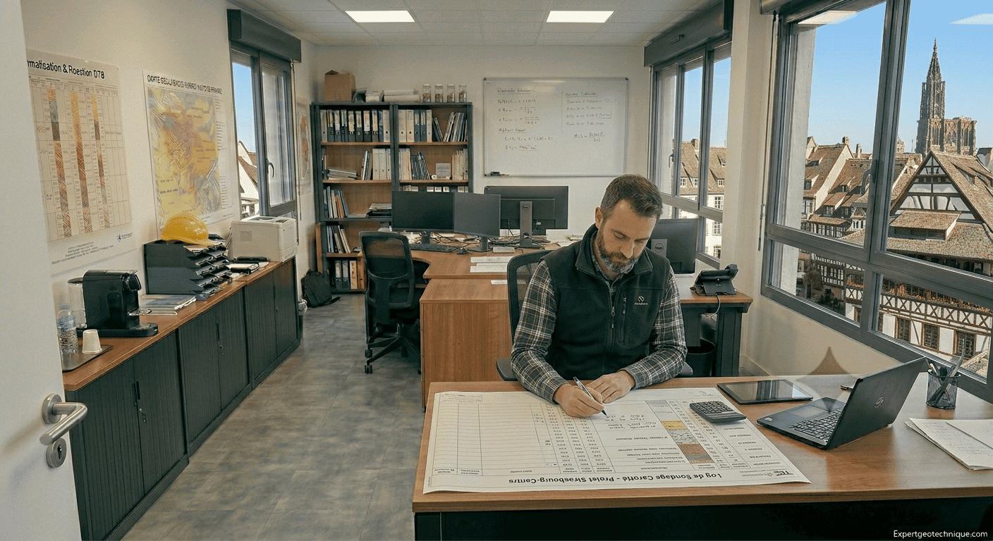 Exemple de bureau d’études géotechniques à Strasbourg Exemple de bureau d’études géotechniques à Strasbourg