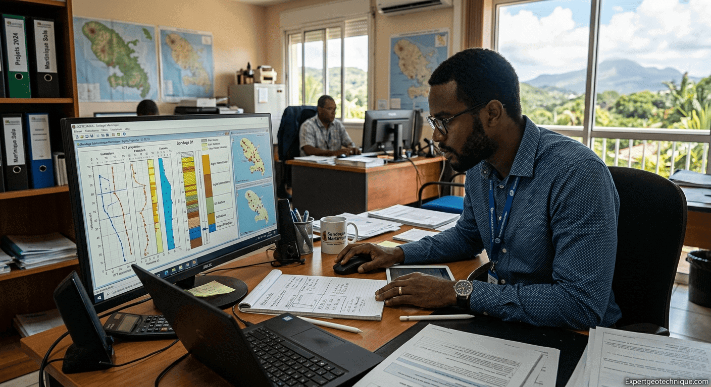 Exemple de bureau d’études géotechniques en Martinique Exemple de bureau d’études géotechniques en Martinique