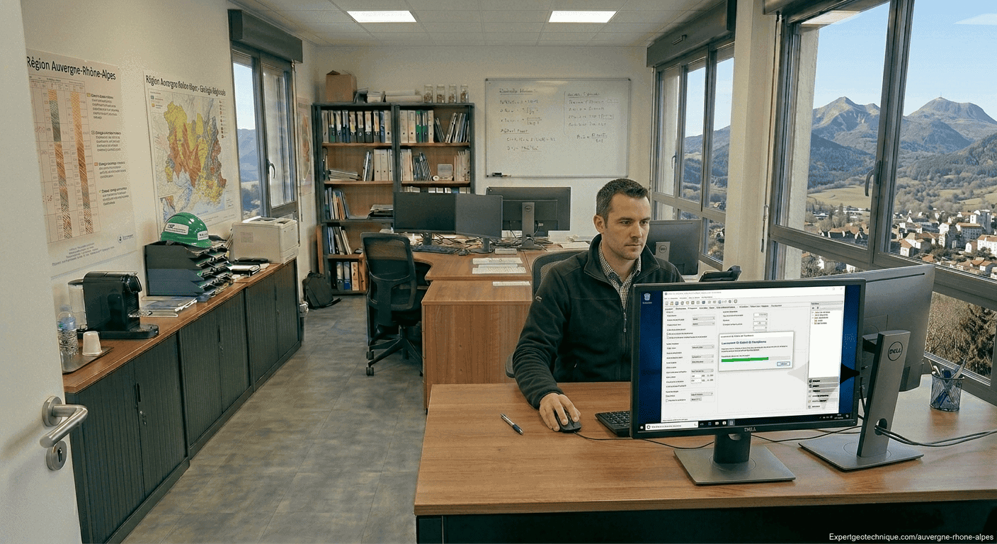 Exemple de bureau d’études géotechniques région Auvergne-Rhône-Alpes Exemple de bureau d’études géotechniques région Auvergne-Rhône-Alpes