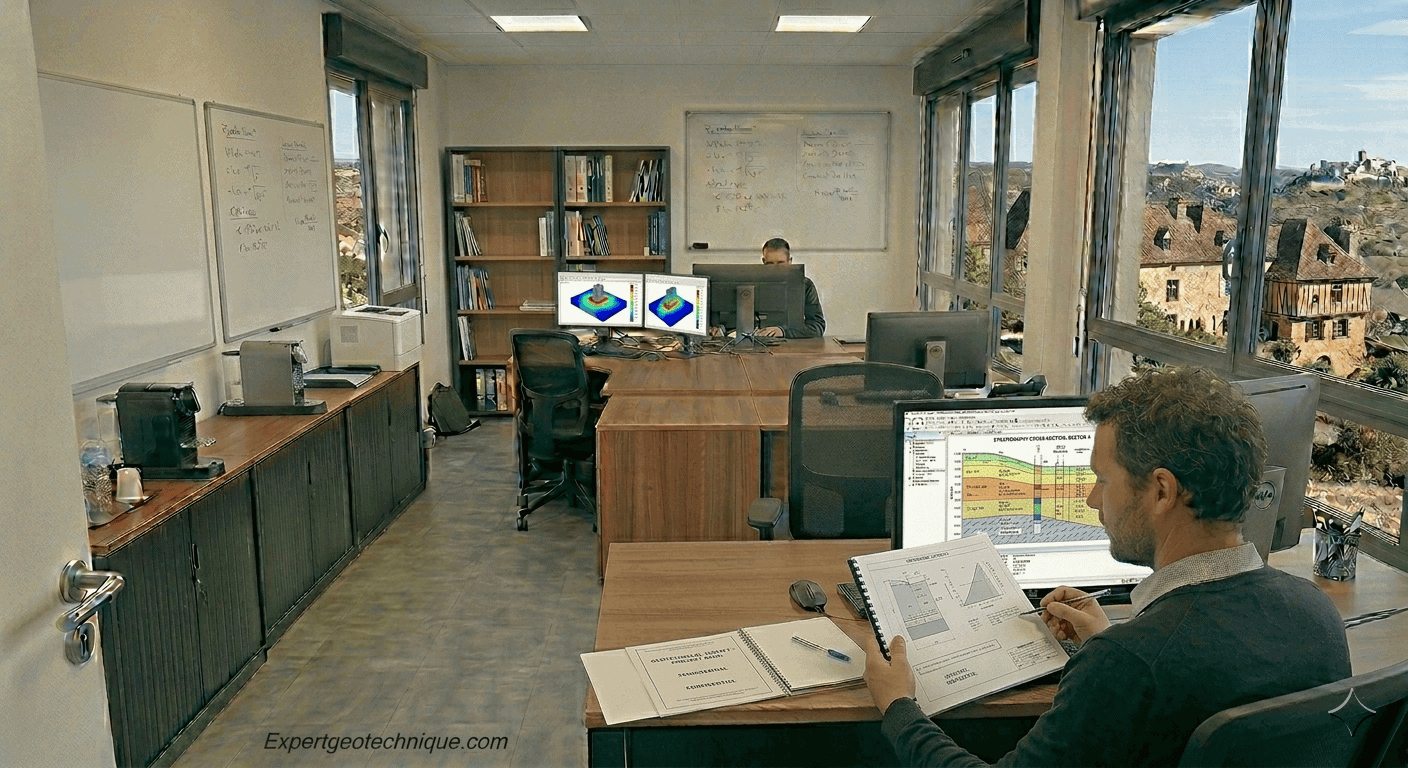 Exemple de bureau d’études géotechniques région Nouvelle-Aquitaine Exemple de bureau d’études géotechniques région Nouvelle-Aquitaine