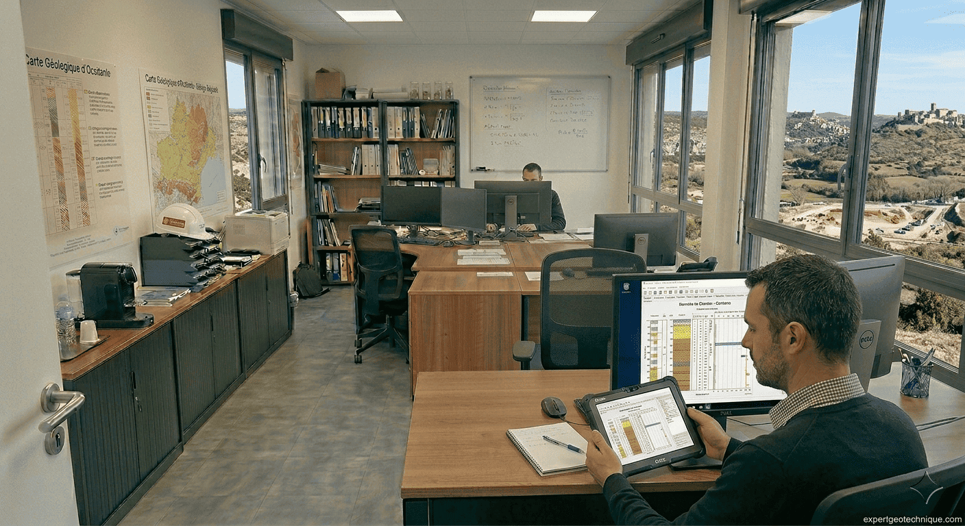 Exemple de bureau d’études géotechniques région Occitanie Exemple de bureau d’études géotechniques région Occitanie